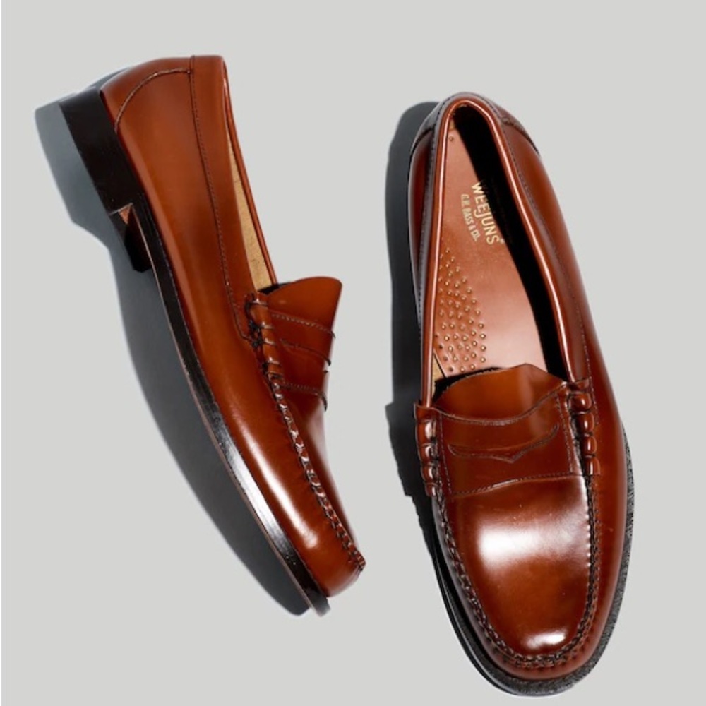 Madewell G.H. Bass® & Co. Weejuns® Penny Loafers NF669 - Picture 1 of 4